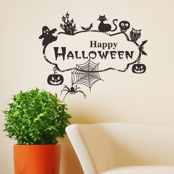 Miico FX3039 Halloween Sticker Novetly Cartoon Wall Sticker Removable Sticker For Room Decoraion