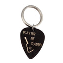 1Pcs Stainless Steel Guitar Picks with Keychain or Pendant Necklace