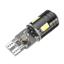 Pair Error Free Canbus Xenon White T10 5730 W5W Lamp LED Bulbs Car Eyelid Lights