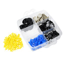 620 pcs 24 Kinds Plastic Car Body Push Pin Rivet Fasteners Moulding Trim Strip Clip Screwdriver Fastener Clip Kit