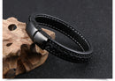 Personality Simple And Versatile Casual Student Style Men's Leather Bracelet