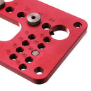 Aluminum Alloy Knob and Pull Cabinet Hardware Jig Adjustable Door Drawer Handle Knob Pull Drill Template Woodworking Tool