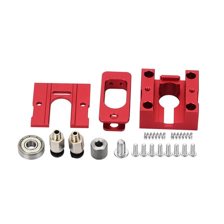 Red DIY Reprap Bulldog All-metal 1.75mm Extruder Compatible J-head MK8 Extruder Remote Proximity