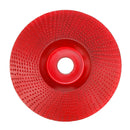 Drillpro 110mm Tungsten Carbide Wood Shaping Disc Carving Disc 16mm Bore Sanding Grinder Wheel for 100 115 Angle Grinder