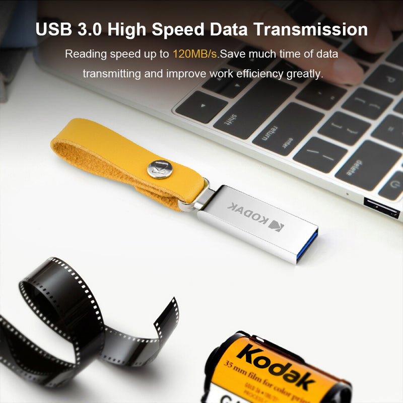 KODAK USB3.0 64GB Flash Drive Memory Disk U Stick Metal USB Memory Stick Pen Drive Pendrive