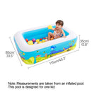 Inflatable Swimming Pool Family Play Center Swim Baby Kids Child Backyard Garden