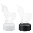 3D LED Night Light USB Horse Animal 7 Color Change Table Desk Lamp Lighting Gift
