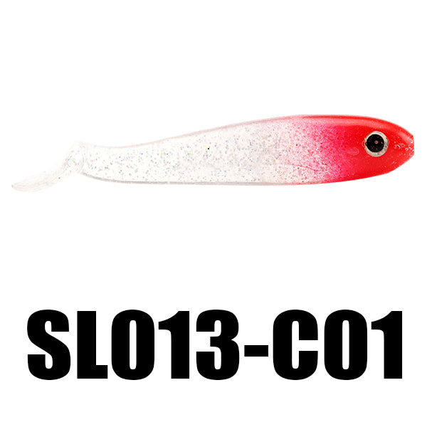 SeaKnight SL013 6pcs/lot 7.4g 3in T Tail Fishing Lure Soft Bait Fishing Lure for Carp Fishing