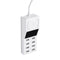 Upgrade Version Multiple USB Charger Intelligent 8-Port Desktop Charger Wireless Charger Charging Station Multi Port Travel Fast Wall Charger Hub Display Real-time Current