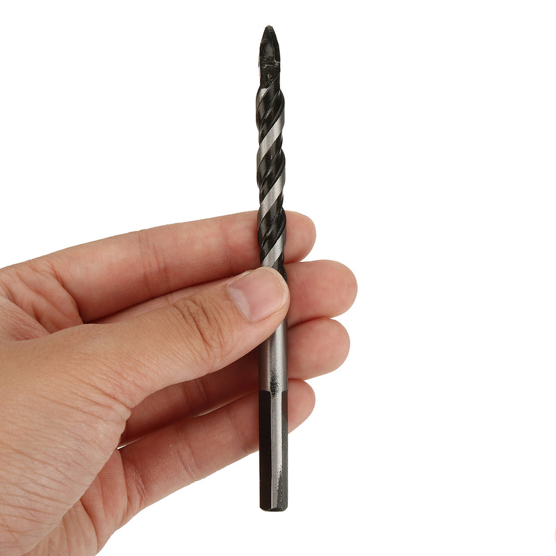 3 to 12mm Black Triangle Twist Drill Bit Concrete Glass Ceramics Tile Marble Drill Bit