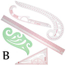 Multi-style Sew French Curve Metric Ruler Measure for Sewing Dressmaking TER Tools