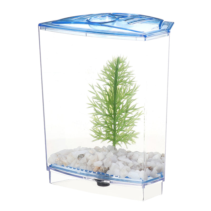 1/2 Grids Mini Betta Aquarium Fish Tank Isolation Box Portable With Divider