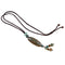 Unisex Vintage Tibetan Beads Nine Eye Agate Pendant Necklaces Simple Style Necklace