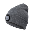 Xmund XD-HL3 4 LED 3 Modes Bright Lighted Cap Winter Warm Cycling Hunting Knitted Hat