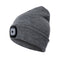 Xmund XD-HL3 4 LED 3 Modes Bright Lighted Cap Winter Warm Cycling Hunting Knitted Hat