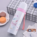 Flamingo Pattern Insulated Water Cup Portable Water Bottle Stainless Steel Material Bottle