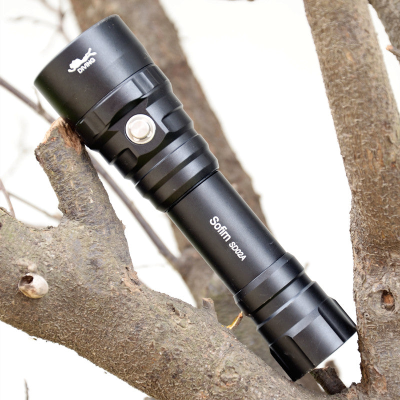 Sofirn SD02A Flashlight Professional Scuba Diving Flashlight 18650 Powerful Dive Light XPL 3000K LED Lamp Underwater Searchlight Torch