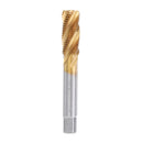 Drillpro M12-20 HSS Titanium Coated Screw Tap Metric Spiral Fluted Machine Screw Hand Tap
