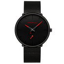 CRRJU 2150 Simple Dial Bright Needle Men Fashion Quartz Watch
