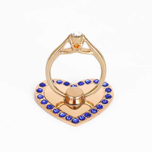 Universal 2 in 1 Crystal Finger Ring Stand Desktop Phone Bracket Phone Holder for Samsung Xiaomi