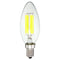 Dimmable E14 6W COB 600Lm Edison Filament Bulb LED Light Candle AC 110V