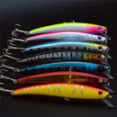 ZANLURE 14pcs/set Lot Mixed Wobbler Minnow Bass Fishing Lures Crankbaits Tackle Hooks