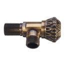 Antique Brass Triangle Valve Bathroom Accessory G1/2 Brass Angle Stop Valve Filling Valves Diamond Pattern Type