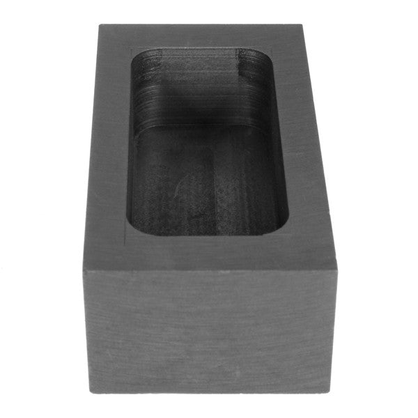 65x30x20mm Graphite Crucible Casting Melting Ingot Mold for Refining Melting 14OZ Silver/26OZ Gold