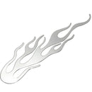 Flames Stickers 3D Decals Metal Motorcycle Car Decoration
