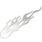 Flames Stickers 3D Decals Metal Motorcycle Car Decoration