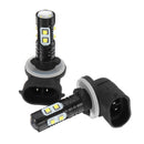 30W LED Car Front Fog Lights DRL Turn Lamp with Projector Lens H27 881 880 T10 White 2PCS