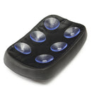 Motorcycle Rear Passenger Cushion 6 Suction Cups Pillion Seat Pad For Harley