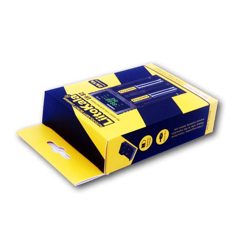 LiitoKala LII-S2 LCD Battery Charger 3.7V 18650 18350 18500 16340 21700 20700B 20700 14500 26650
