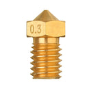 TRONXY V6 0.2/0.3/0.4/0.5/0.6/0.8mm M6 Thread Brass Extruder Nozzle For 3D Printer Parts