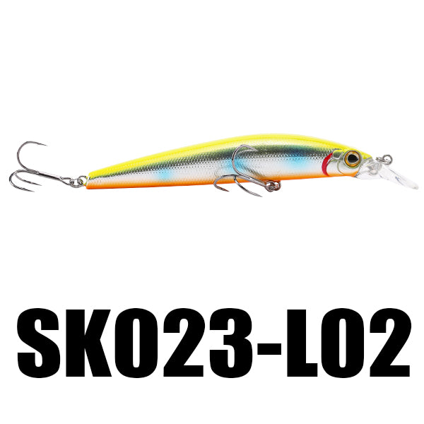 SeaKnight SK023 1PC 22.5g 125mm 0-1.5M Depth Fishing Lure Minnow Swimbait Lure BBK Hooks