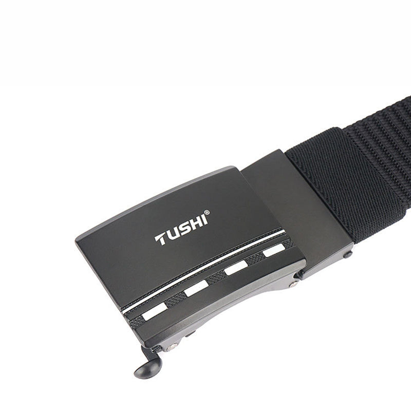 TUSHI 125cm x 3.4cm Nylon Zinc Alloy Buckle Tactical Belt Casual Belts Waist Belts