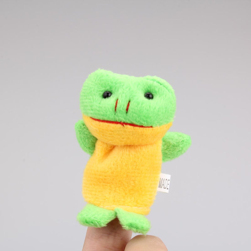 10Pcs Plush Animal Finger Puppet Set Play Learn Story Toys Kids Baby Early Educational Dolls Gift