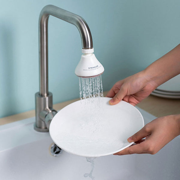 Kitchen Faucet Splash Proof Filter Household Pressurized Nozzle Extending Medicinal Stone 360 Head Water Purifier Economizer Water Faucet