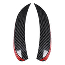 2Pcs Front Bumper Splitter Protector Canard Air Vent Cover Trim For Mercedes-benz C Class W205 C180 C260 C300 AMG 2019+