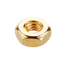 50Pcs M2 M2.5 M3 M4 M5 Gold Plated Carbon Steel Screw Nut