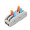 20Pcs PCT-2 2Pin Colorful Docking Connector Electrical Connectors Wire Terminal Block Universal Electrical Cable Wire Connector
