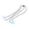 25Pcs Greenhouse 4 way A rrow Drip 8L Dripper Emitter Garden Micro Drip Irrigation Sprinkler System Steady Flow Device