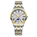 LONGBO 5013 Fashion Calendar Quartz Watches Full Steel Couple Wrist Watch