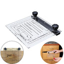 Adjustable Jig Ruler Drawer Door Pull Knob Installation Jig Handle Drill Guide Rule