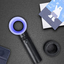Bakeey USB Large Capacity No Leaf Mini Portable Rechargeable Small Fan With Base