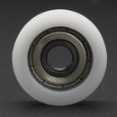 30x8mm U Ball Bearing Guide Pulley POM Embedded 608 Groove