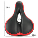 Wide Big Bum Road MTB Bike Saddle Bike Bicycle Seat Cushion Shockproof And Reflector