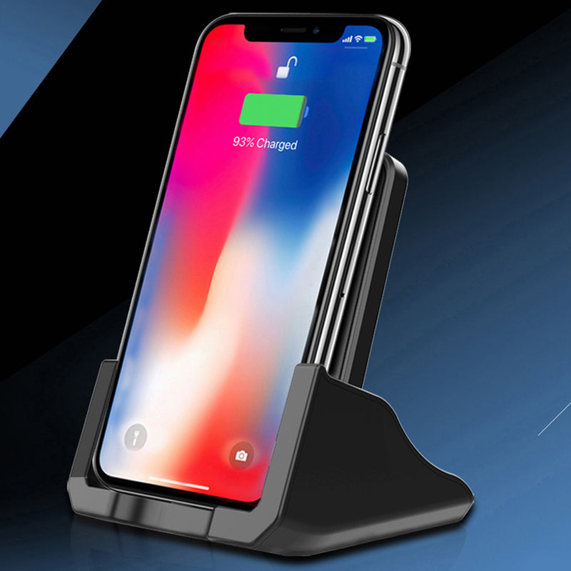 10W Qi Wireless Charger Fast Charging Desktop Phone Holder For Qi-enabled Smart Phone iPhone 11 Samsung Galaxy Note 10+