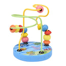 Counting Circles Bead Abacus Wire Maze Roller Coaster Wooden Montessori Toys