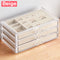 Acrylic 3 Layers Velvet Jewelry Box Display Holder Desktop Pendant Ring Earring Organizer Space Saving Jewelry Makeup Storage Case